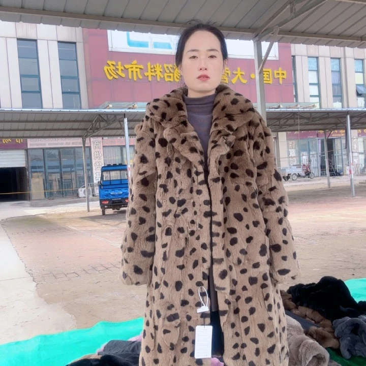 咖豹点西服领大衣2xl