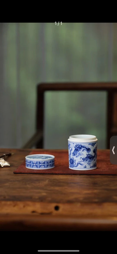 望月怀古  淡海水和为贵茶叶罐