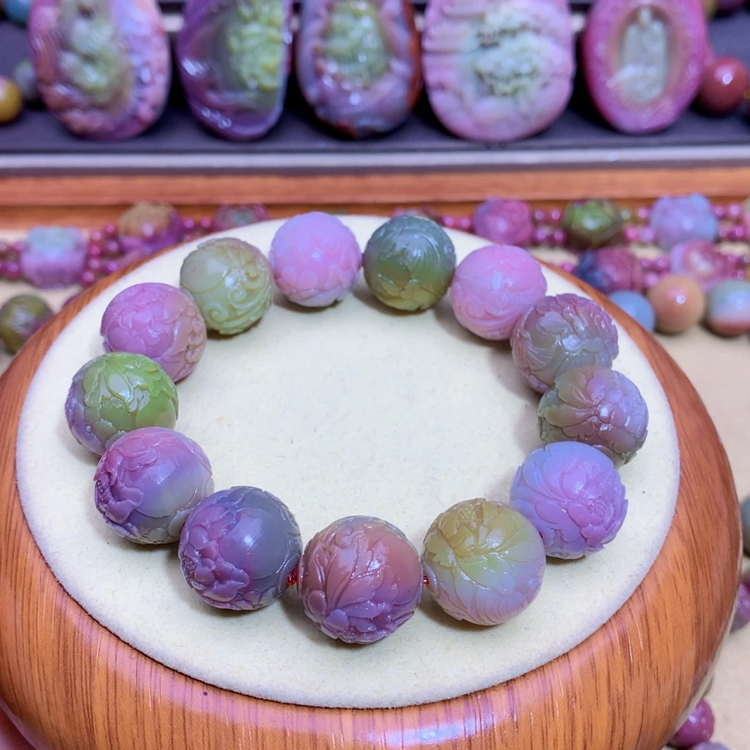 玛瑙未镶嵌手链盐源