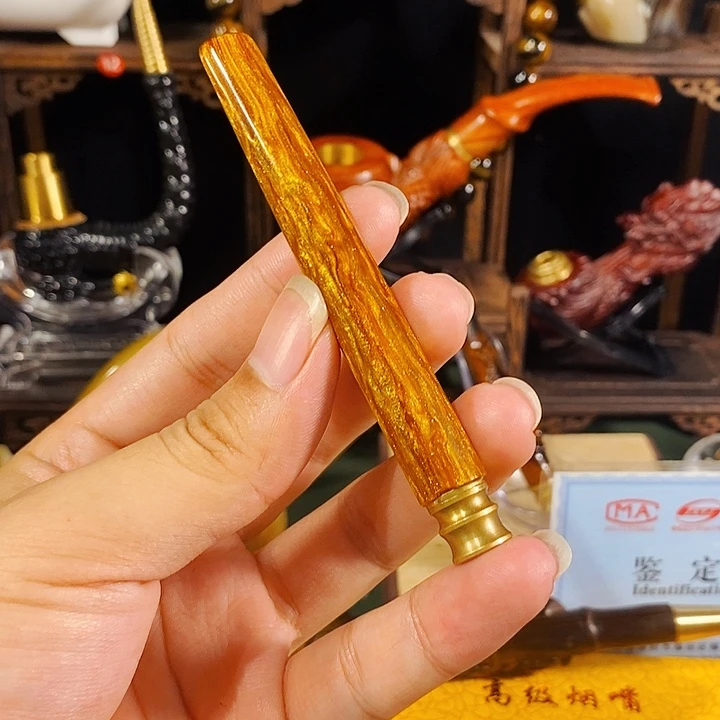 高端定制金丝楠烟嘴
