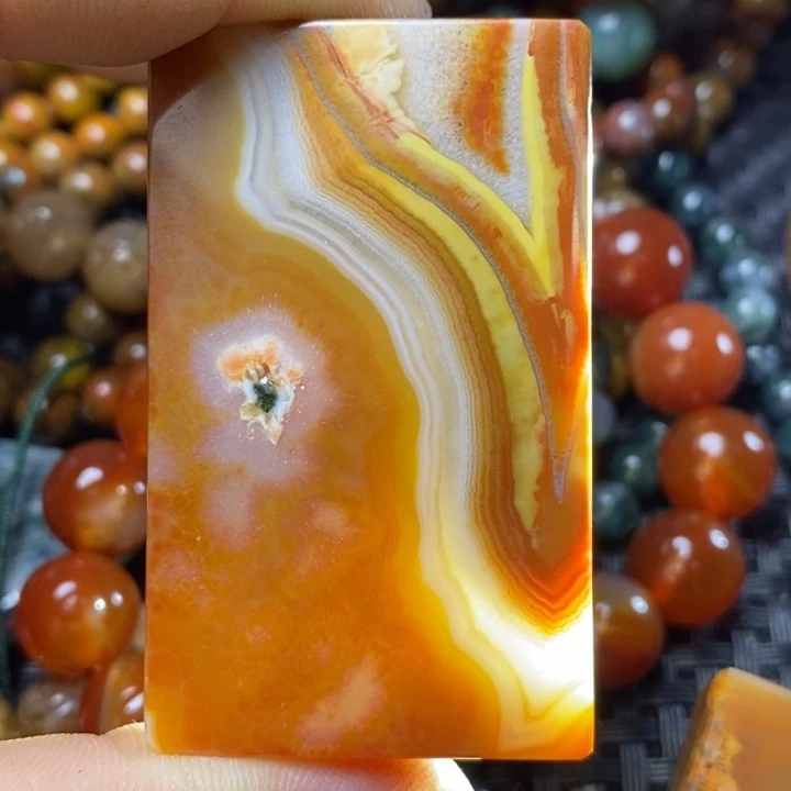 玛瑙/玉髓颈饰未镶嵌大*