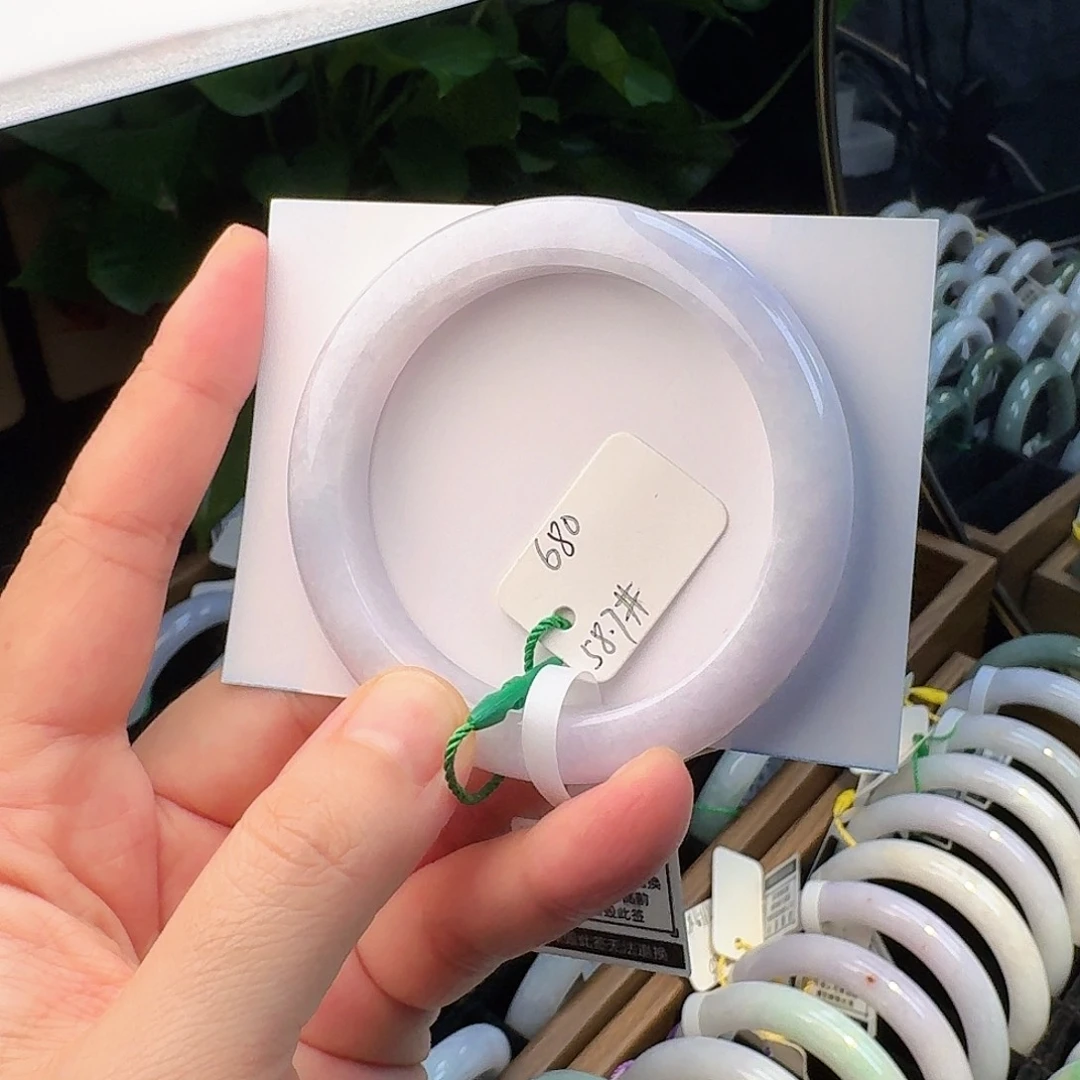 翡翠未镶嵌手镯翡翠手镯57/59圈口可以戴