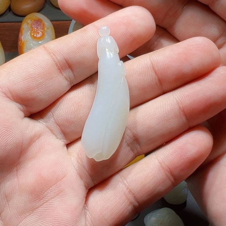 颈饰未镶嵌和田玉?***?