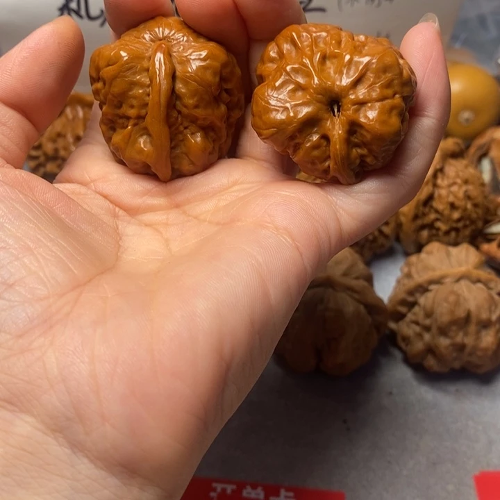 吊坠文玩核桃一帆风顺
