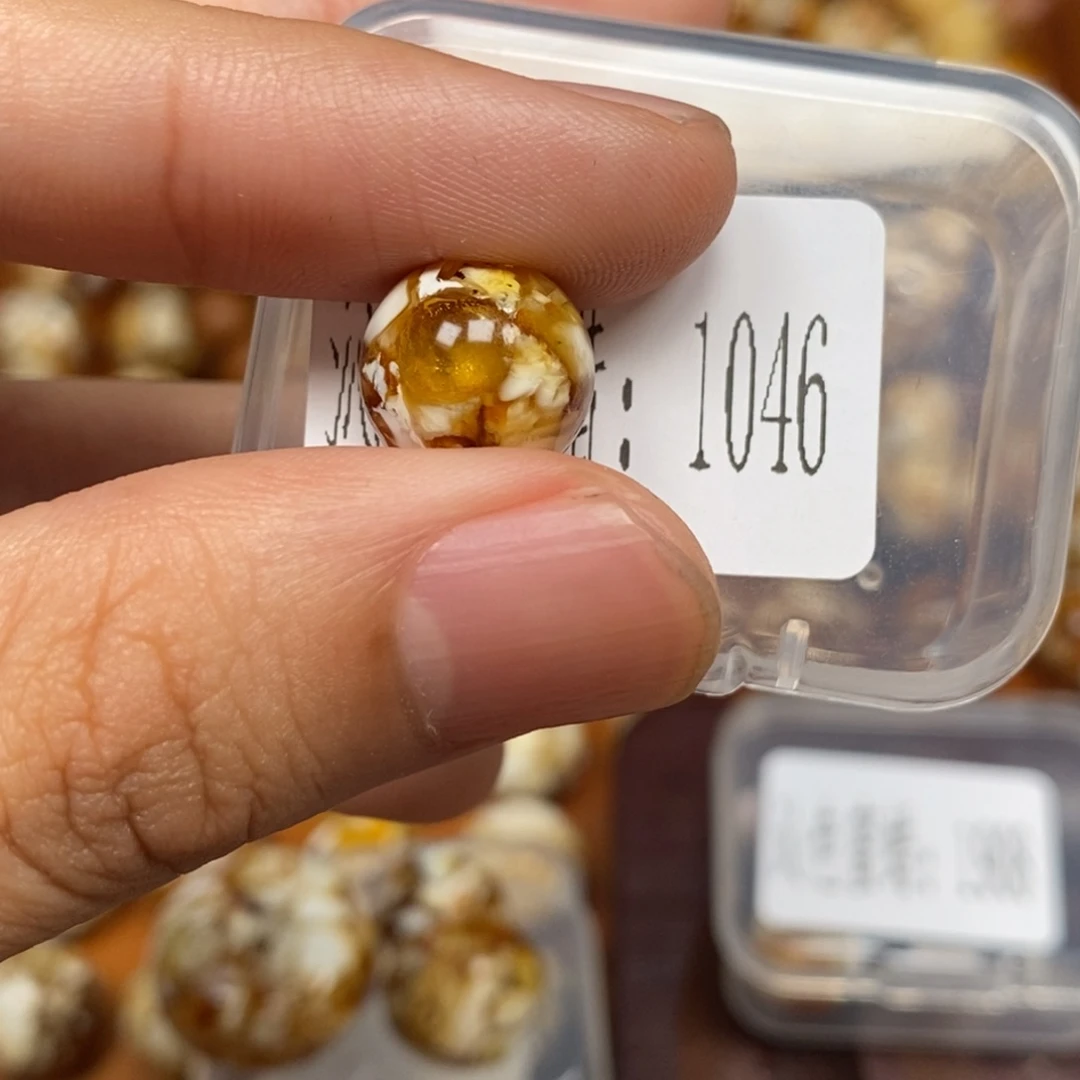 猴头核桃把件沁色圆珠老型1046