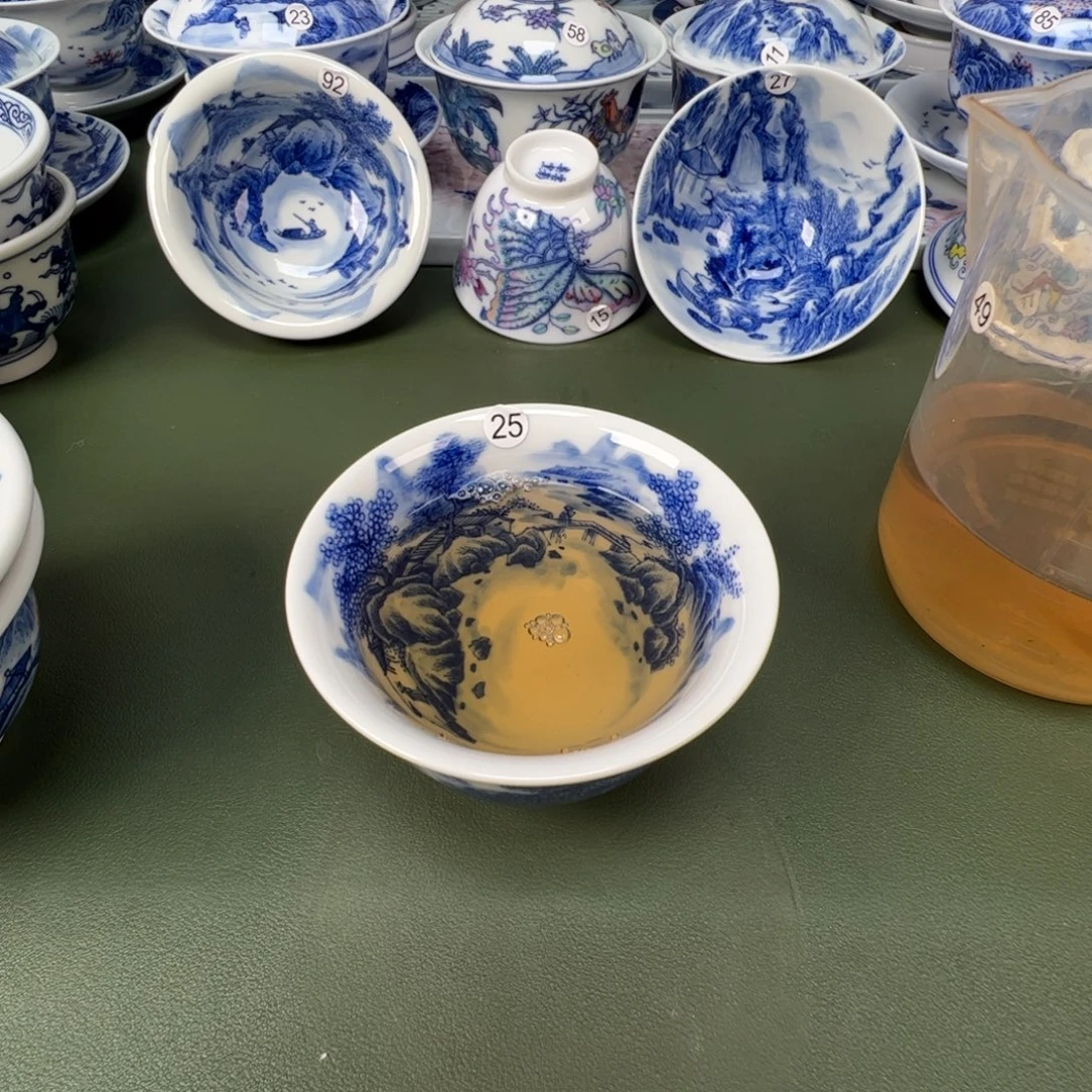 景德镇纯手工纯手绘茶具木木25