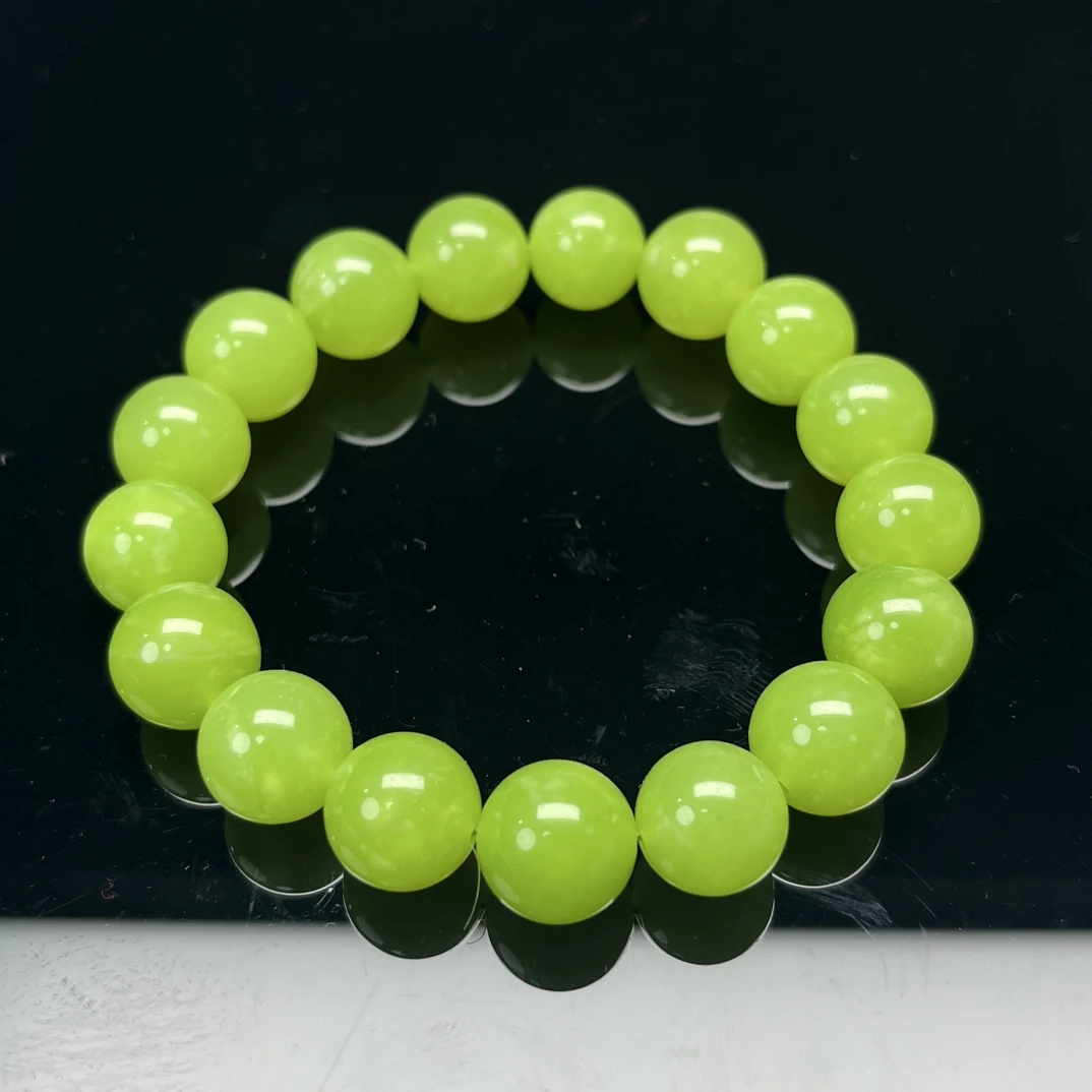 B12 卡12mm青苹果绿男女款发光情侣夜明珠送礼物