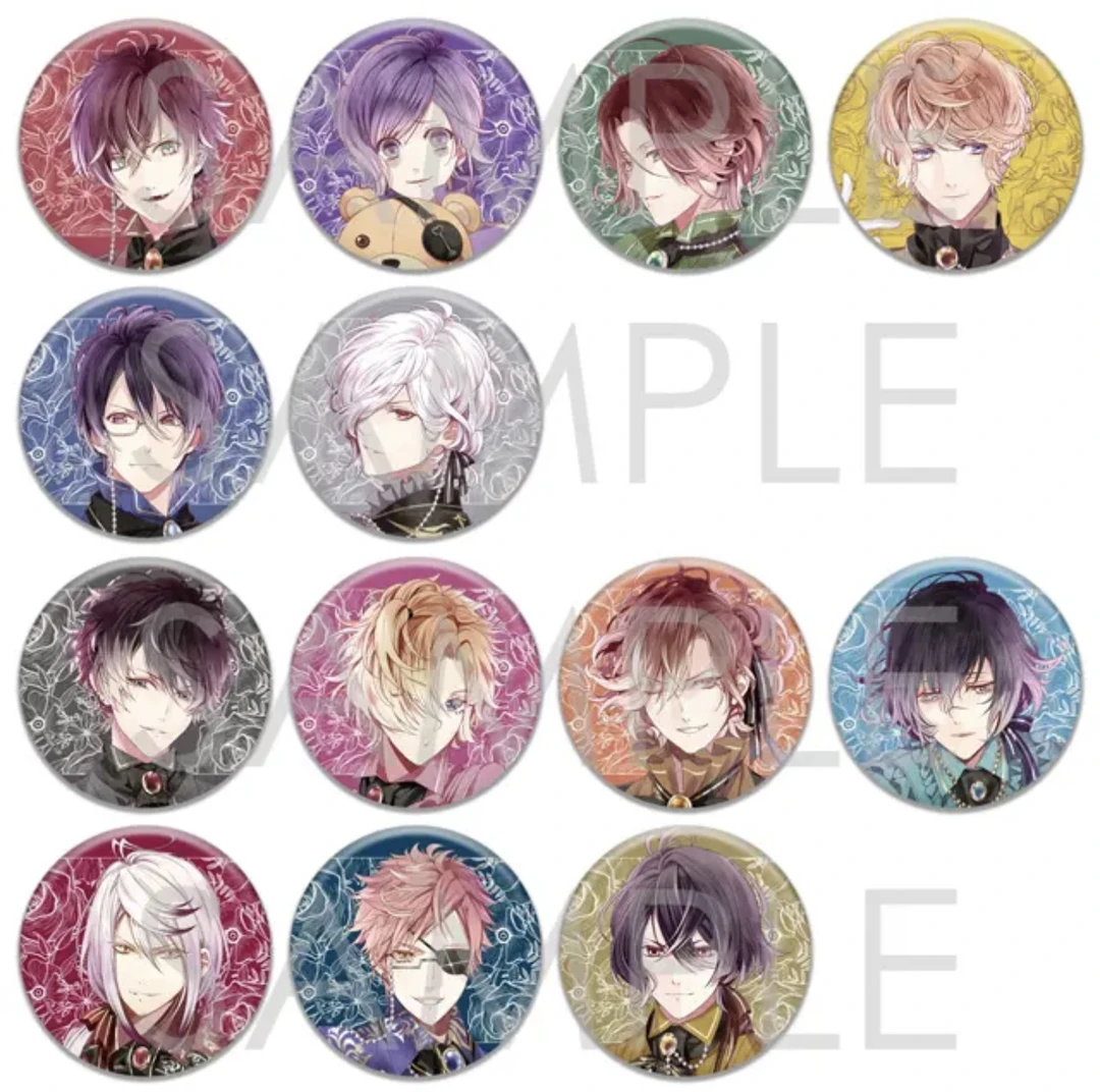 【国现】魔鬼恋人DIABOLIK LOVERS 吸爱执事吧唧徽章