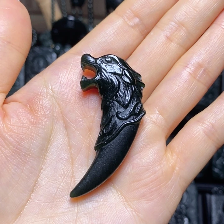 和田玉（青玉）颈饰未镶嵌宁*哥