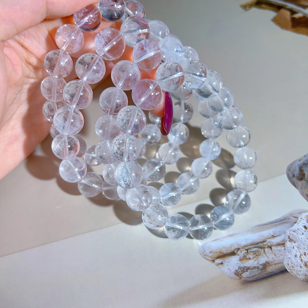 天然净体蓝针手串 A5 多样性发其一 净化