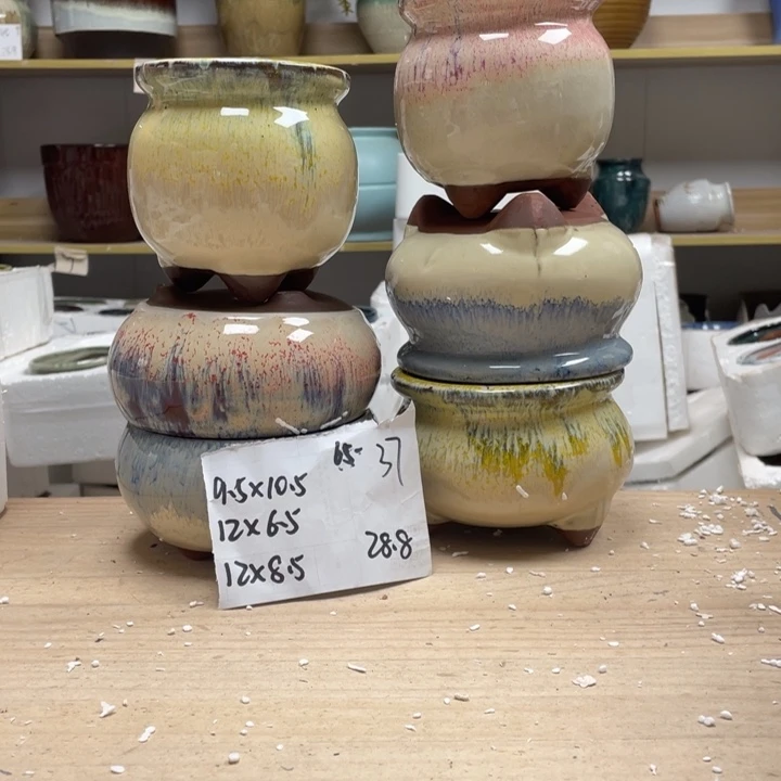 紫砂花盆多肉花盆微瑕37