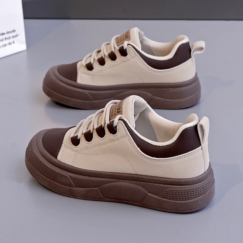 2025冬季新款百搭休闲厚底小白鞋女鞋爆款韩版老爹鞋运动板鞋白鞋