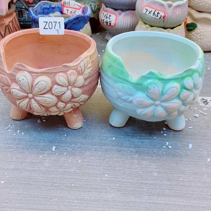 红陶肉肉花盆肉肉