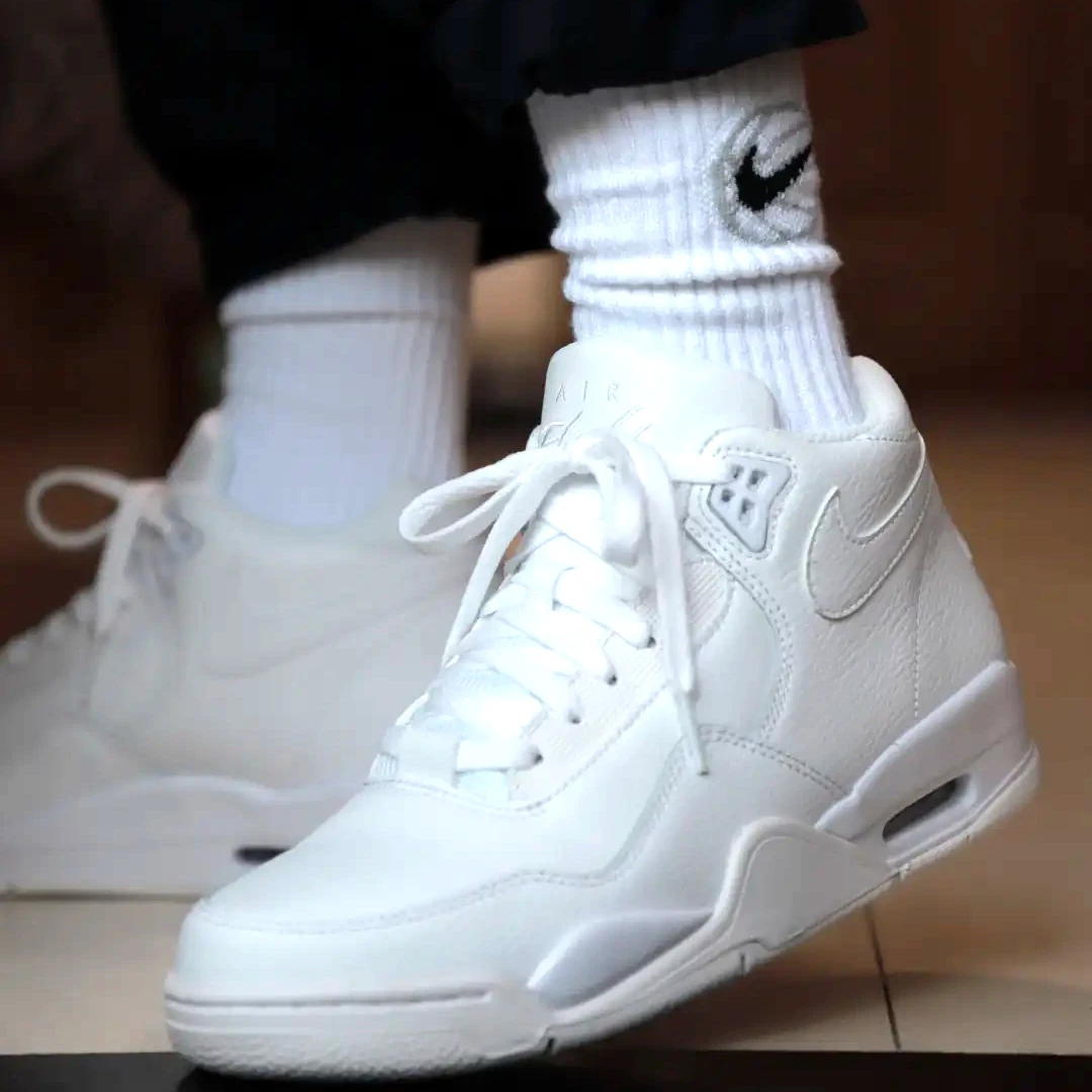 Nike/耐克FLIGHT LEGACY AJ4简版秋冬皮面高帮板鞋男BQ4212-101