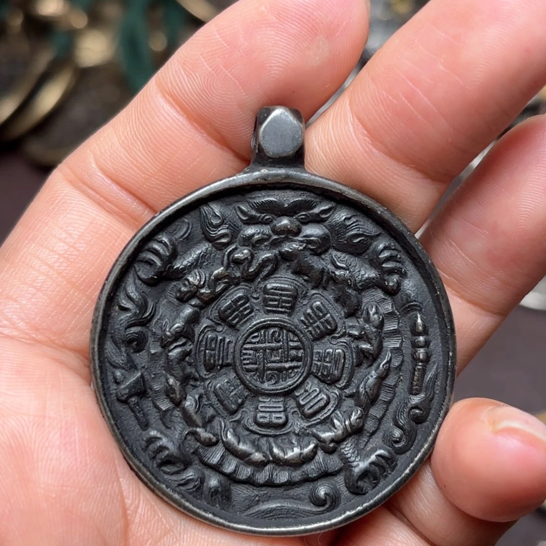 ?****?铜星月菩提吊坠项链