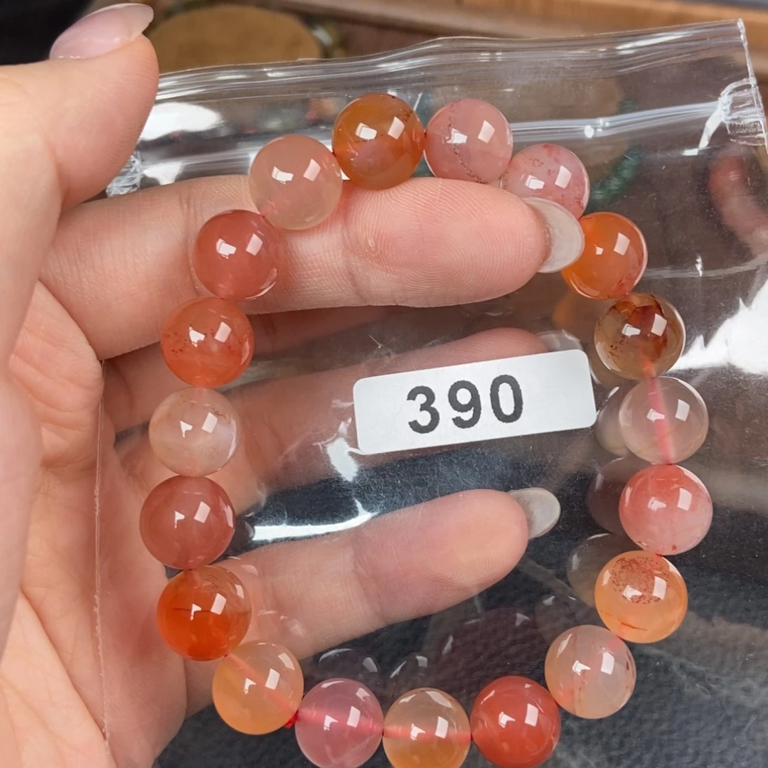 南红玛瑙未镶嵌手链卡10.8