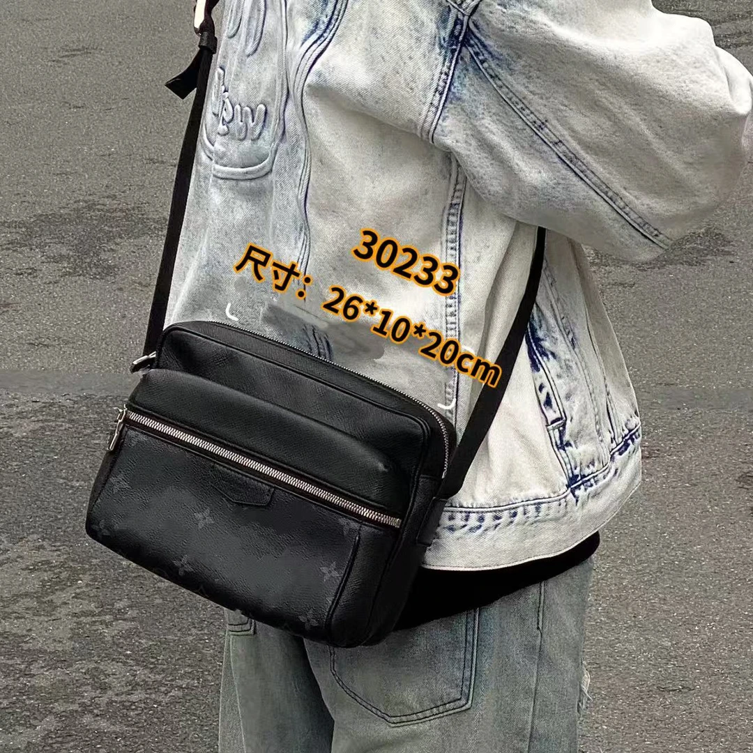 2025男士时尚相机斜挎包单肩包