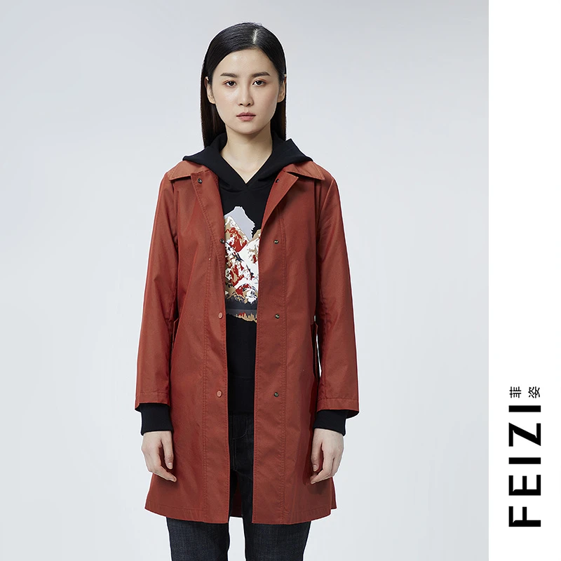 菲姿FEIZI春款风衣1A621时尚休闲