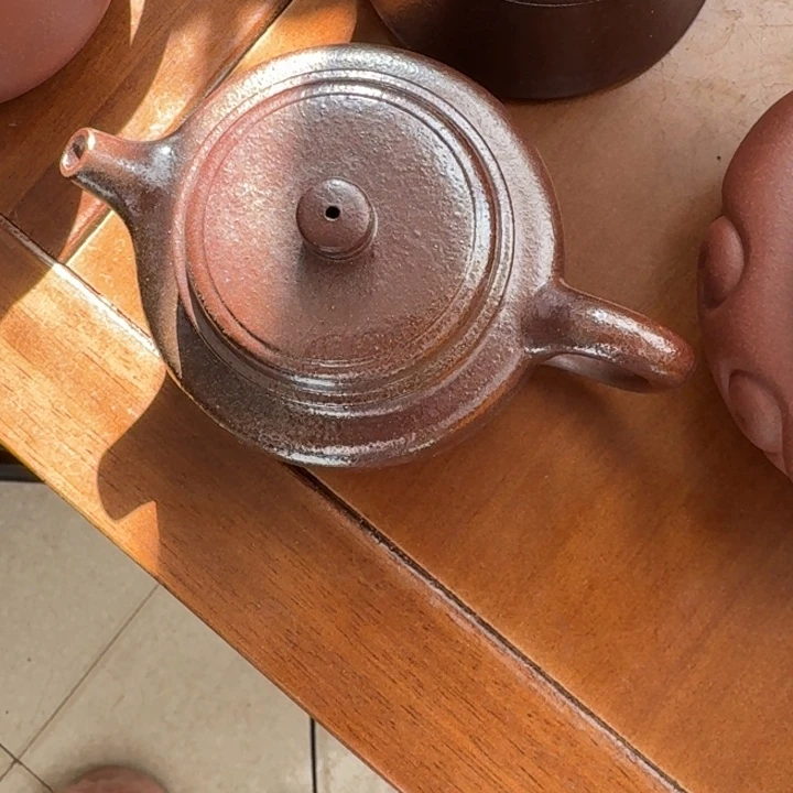 紫砂茶壶柴烧德中200cc