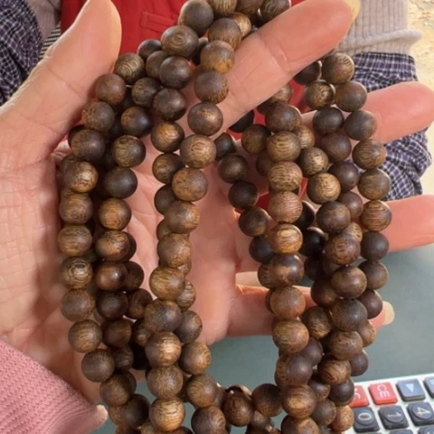 沉香手串装勺子存放料25克卡0.8多样性发1条