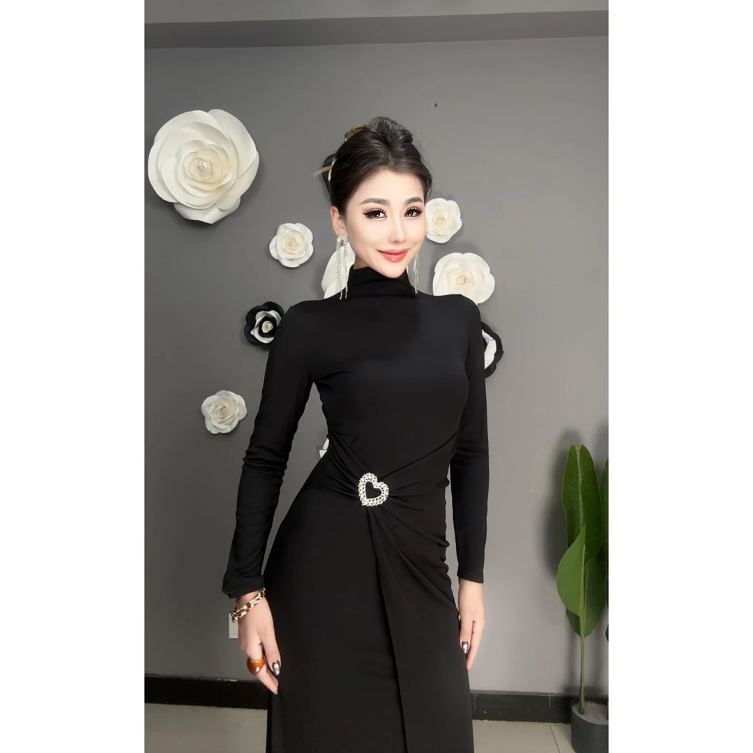 9896【古丽包邮】新款时尚高级女装连衣裙