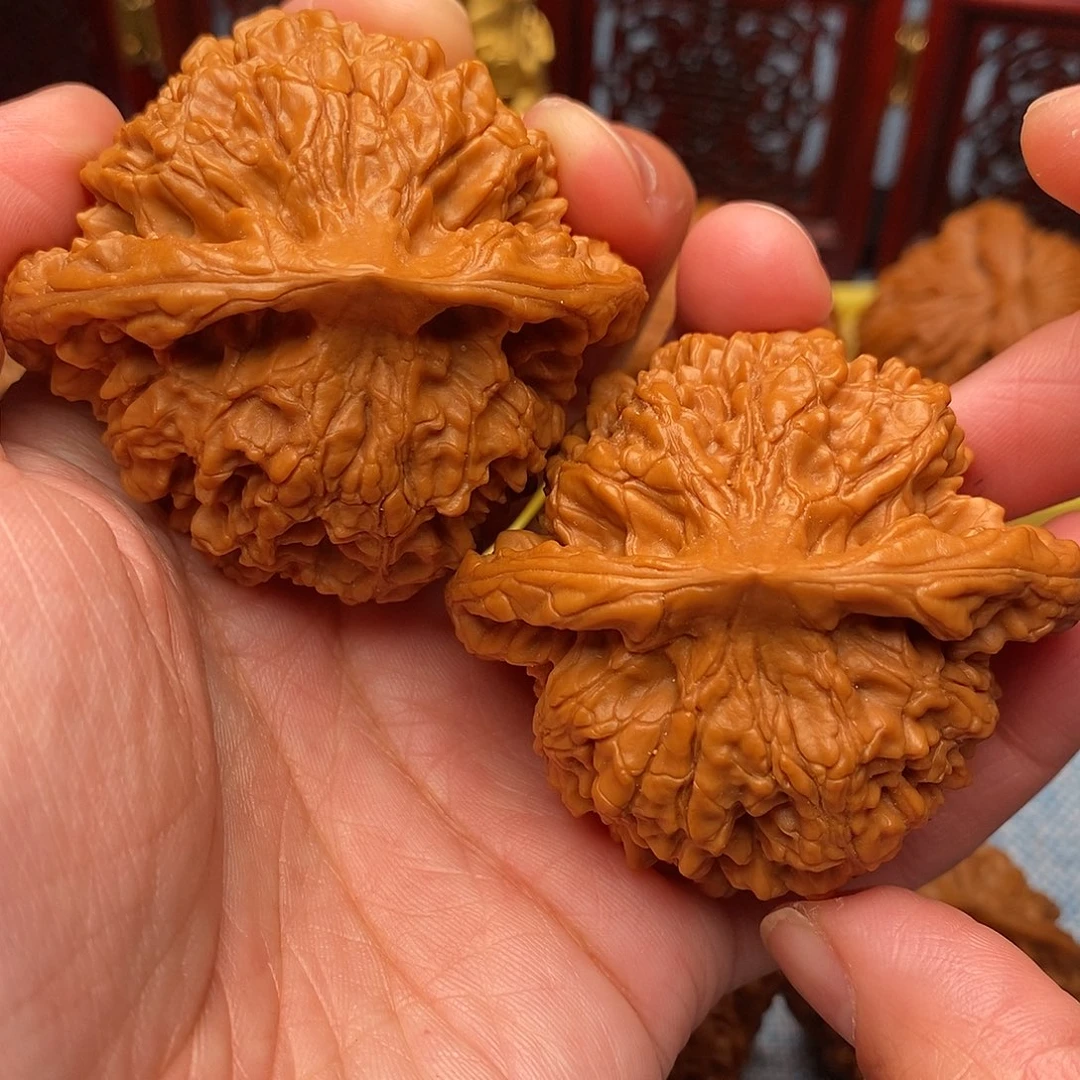 文玩核桃把件毕业全品大肚粗棱官帽54尺