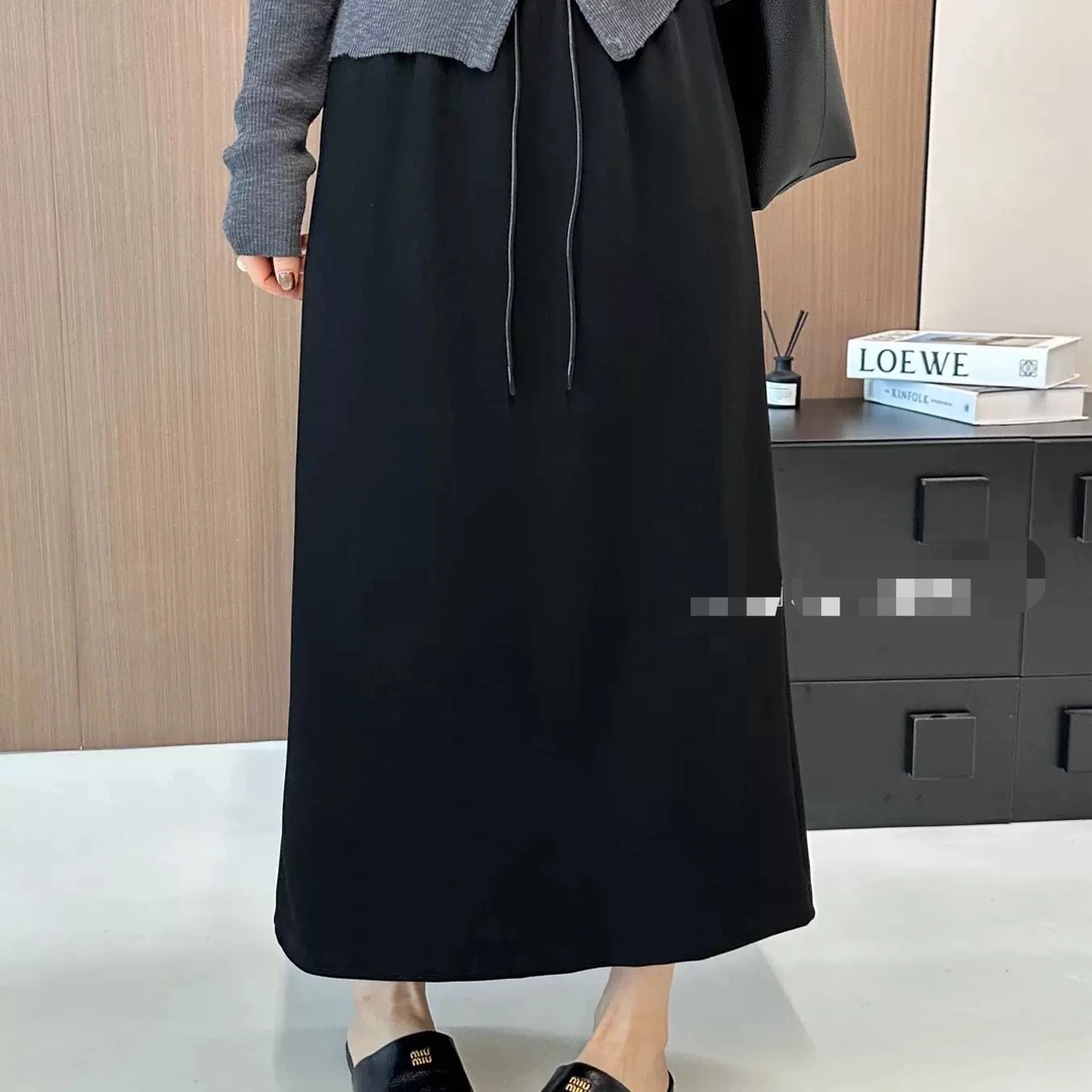 【琪衣格家】优选 休闲高腰松紧显瘦半身裙