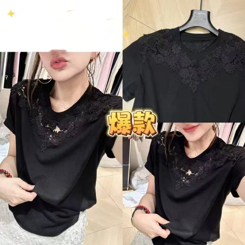 2.大码欧货短袖时尚T恤衫28723款衣长约66