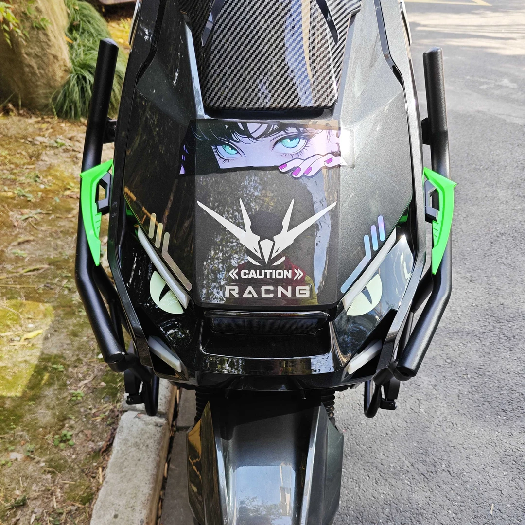 适用小牛FXT/FX车头眉毛贴纸电动车拉花文字装饰改装防刮耐磨贴