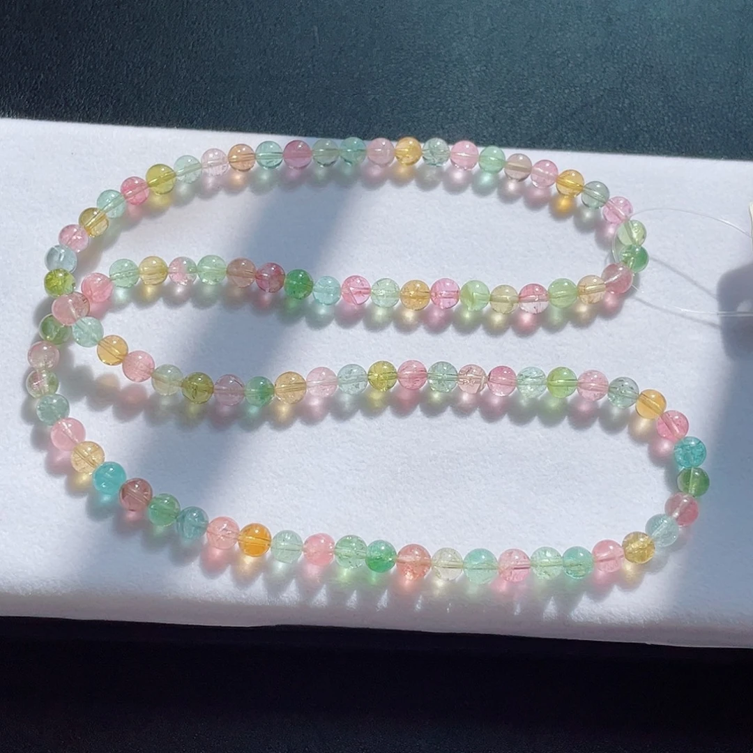 未镶嵌碧玺手链6.3mm左右