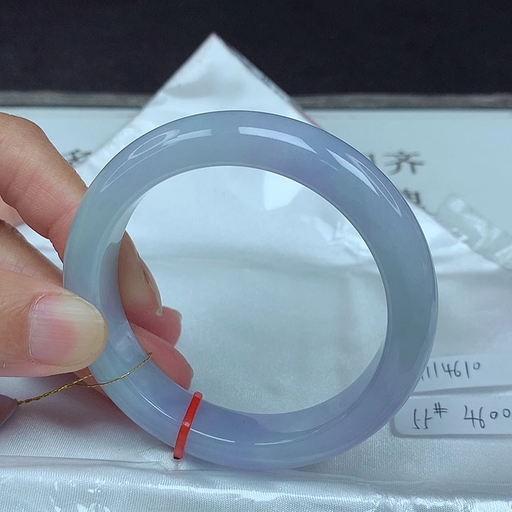 翡翠未镶嵌手镯55圈4610