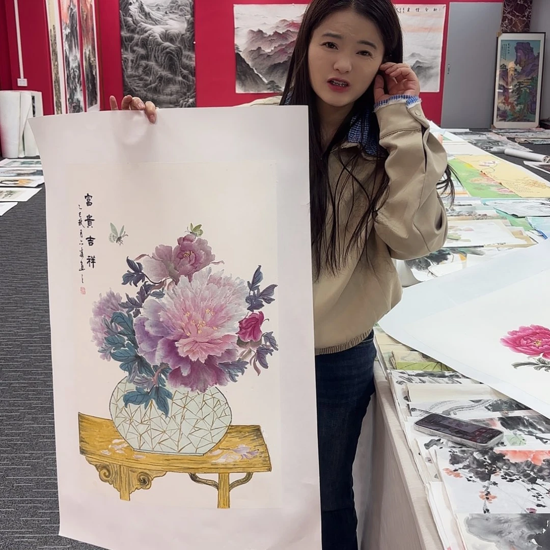 国画国画作品纯手绘