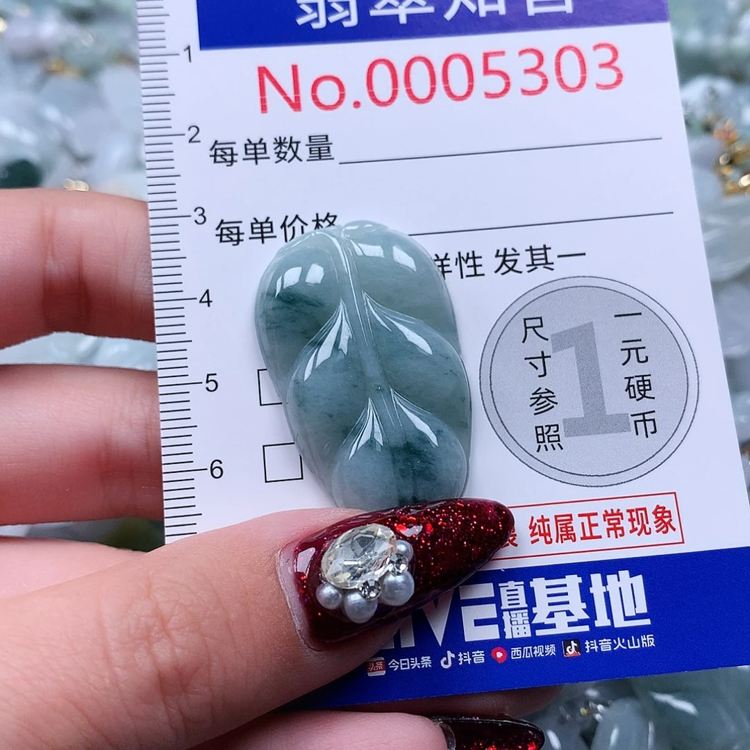 翡翠未镶嵌颈饰5303