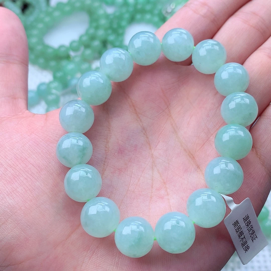 翡翠未镶嵌毛衣链