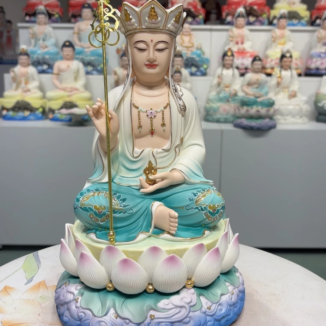 摆件瓷摆件观音12吋