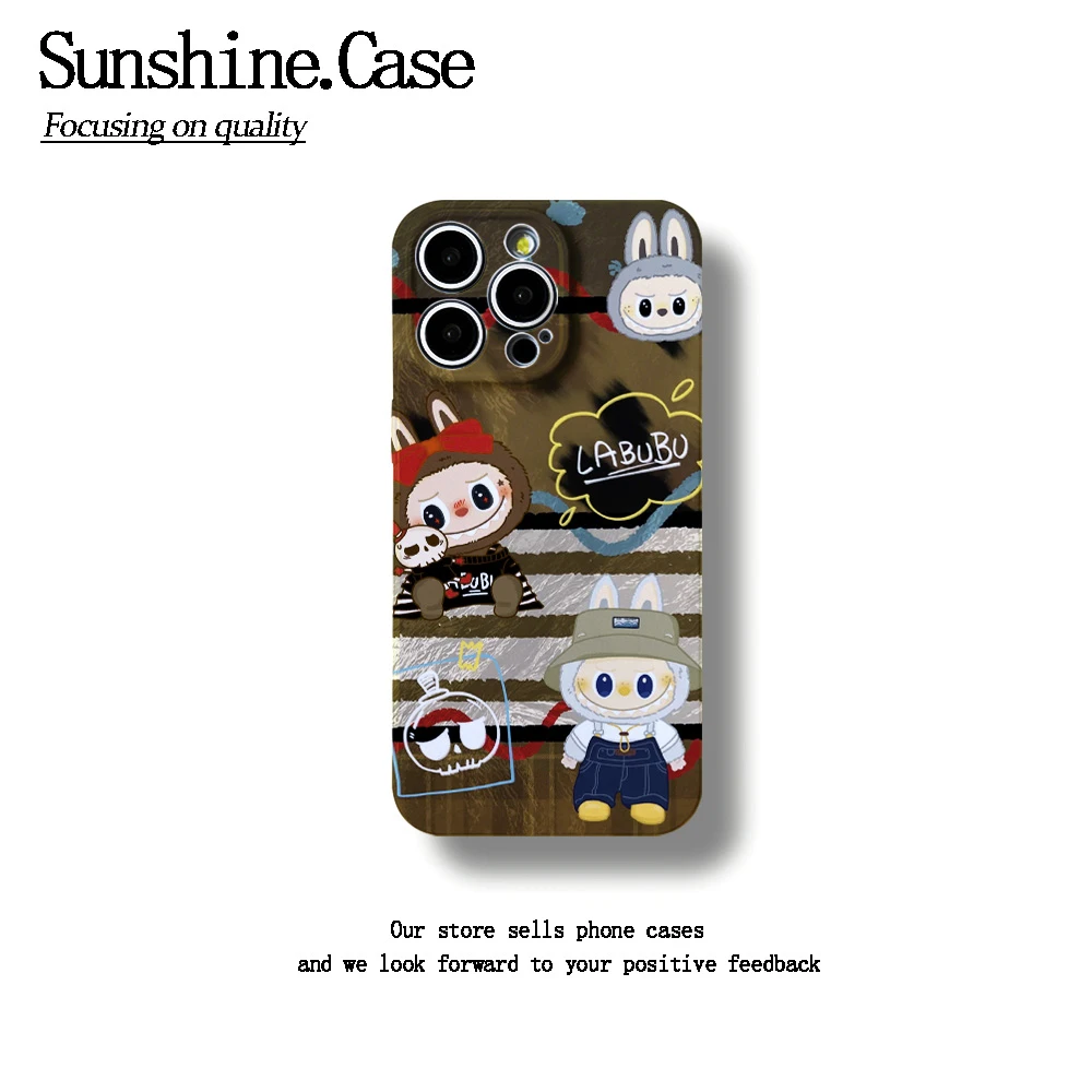 菲林软壳可爱拉布布适用于苹果华为vivo小米oppo一加防摔手机壳