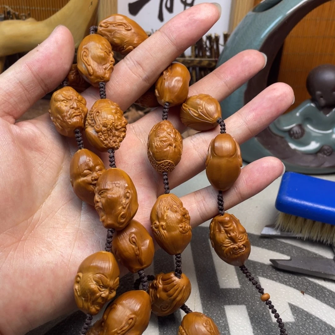 橄榄核手串/手链小*橄榄核雕工艺手串5119