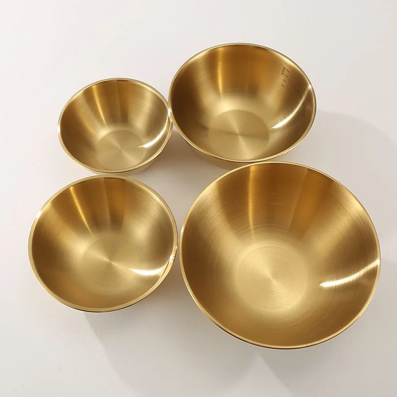 日式食品级不锈钢加厚沙拉碗带刻度料理盆烘焙打蛋盆家用和面碗盆