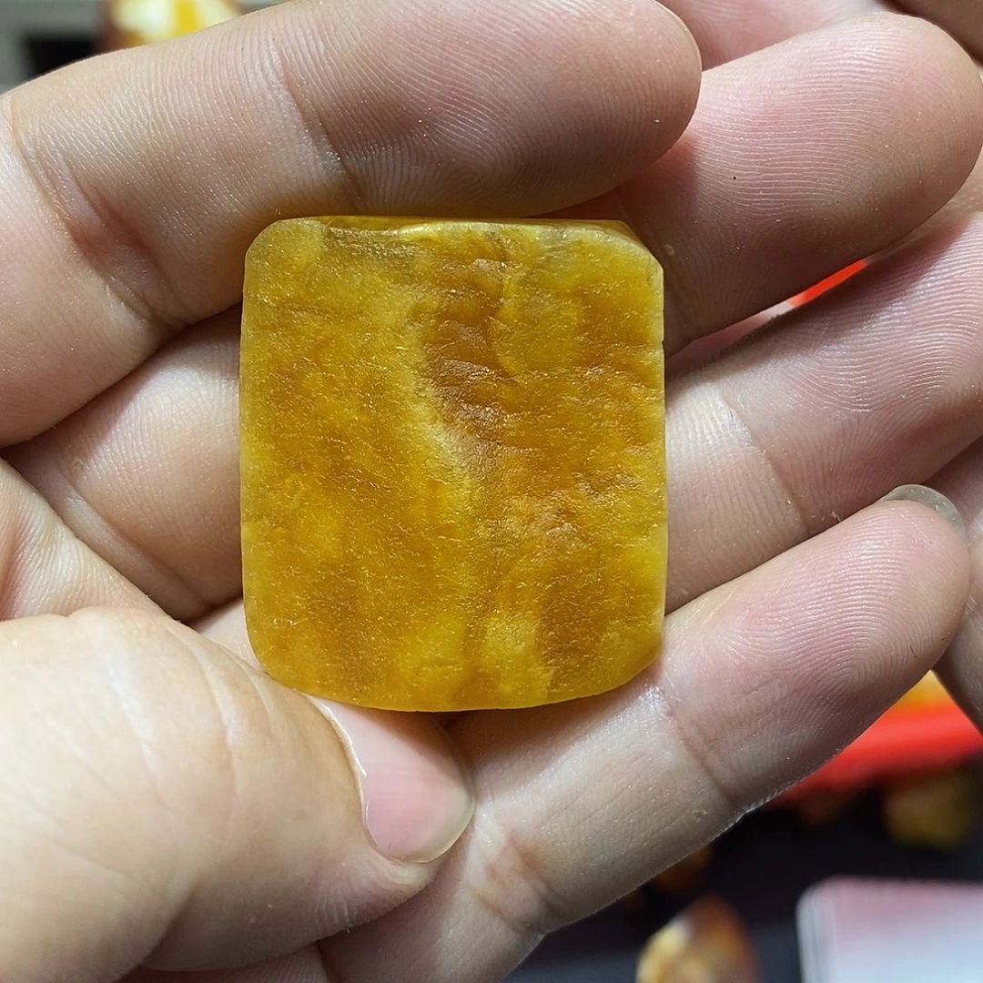 定制琥珀豆*媽蜜蜡原石定制