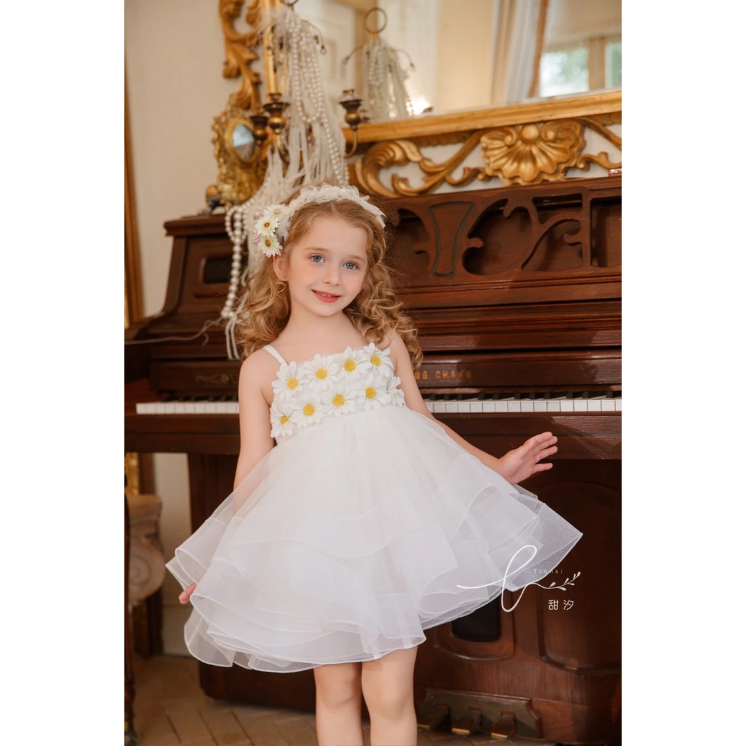 AC294~甜汐·25夏~太阳花蓬蓬裙86123