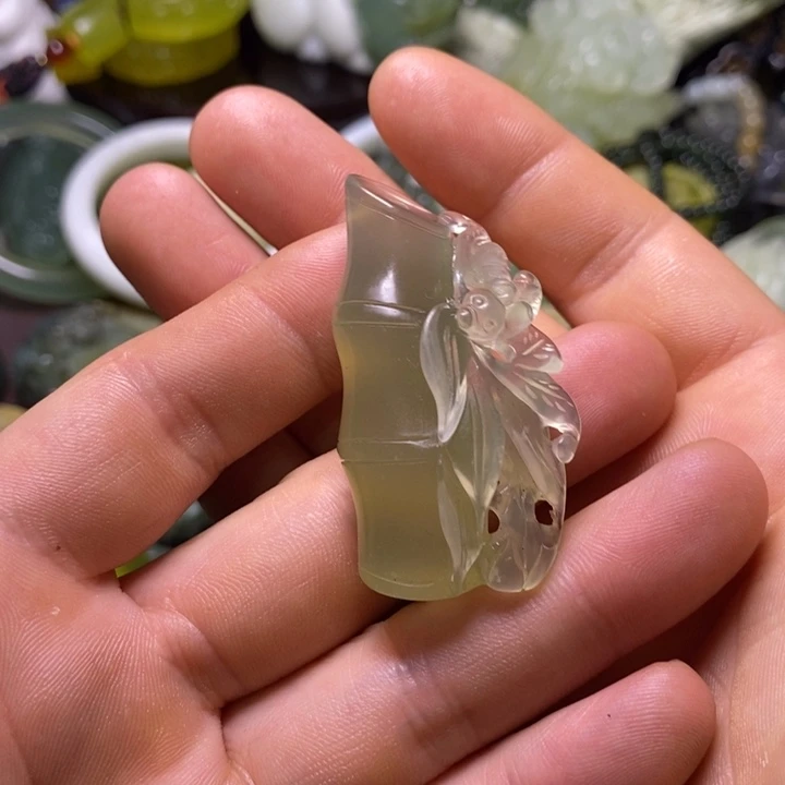 岫玉未镶嵌岫玉颈饰