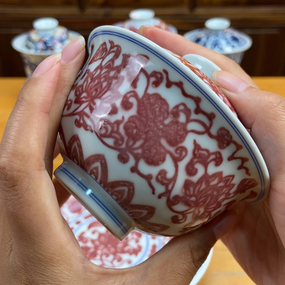 手绘现代茶具非古董