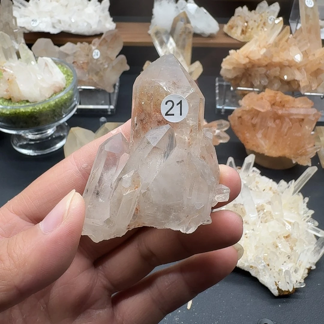 银S925镶嵌珠宝半成品水晶