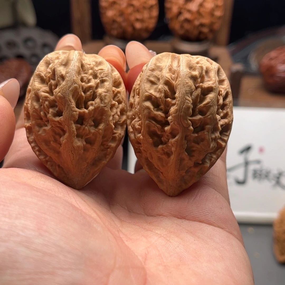 文玩核桃把件关东木子家楸大胖115