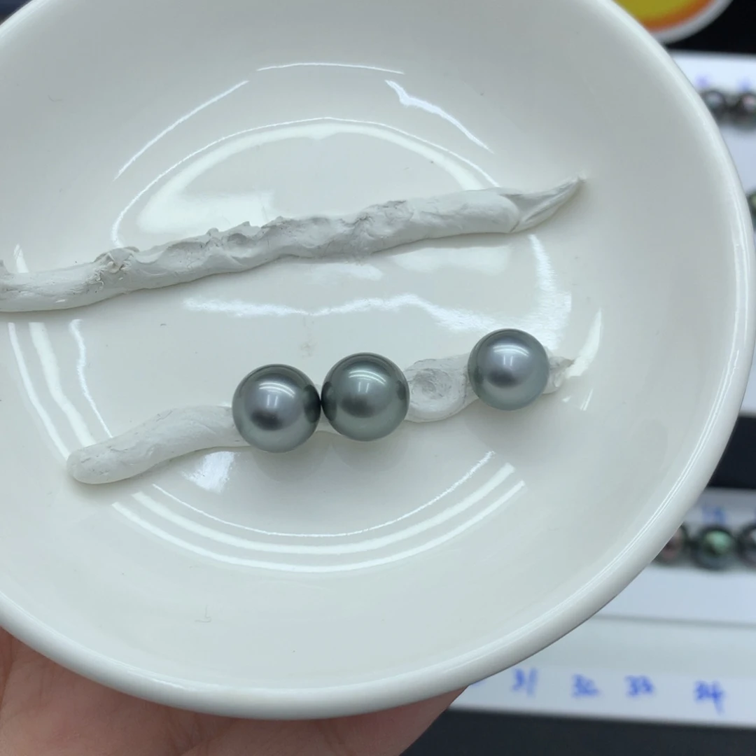 海水珍珠裸珠9-10/3颗