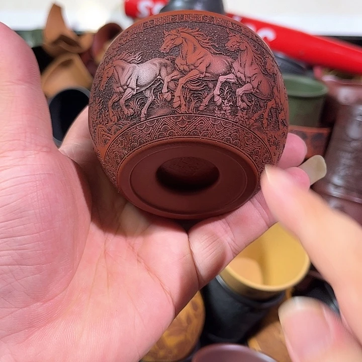 茶杯紫砂全手工紫砂主人杯