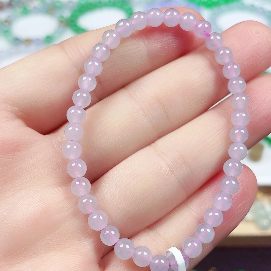 翡翠未镶嵌手链天然缅甸翡翠A货卡4.9