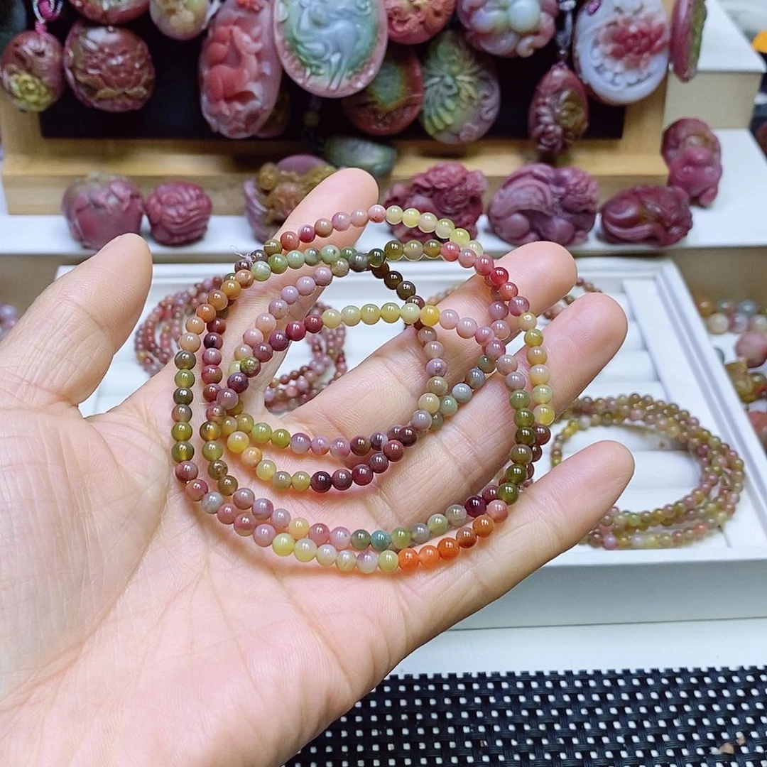 玛瑙/玉髓盐源玛瑙手串未镶嵌M**u