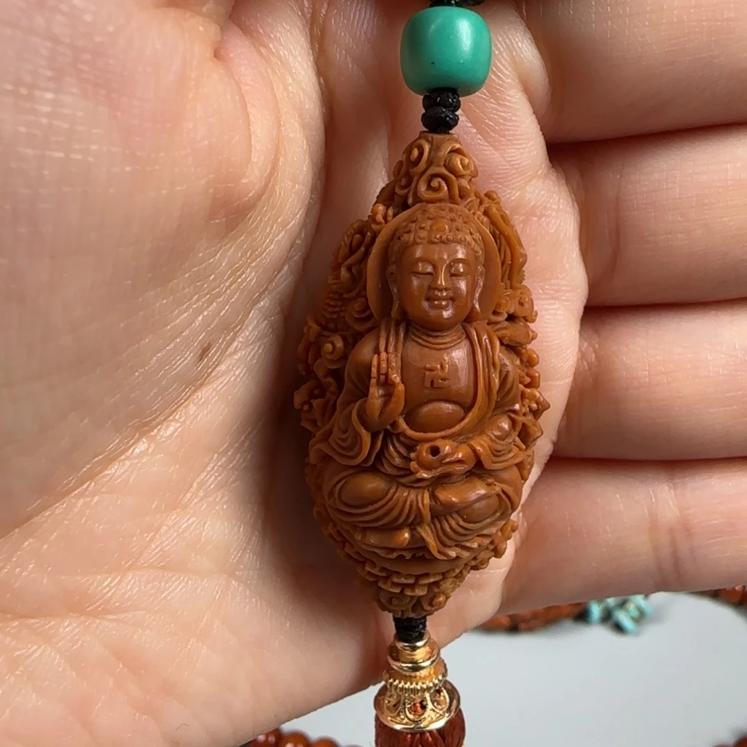 橄榄核手串/手链22九龙如来