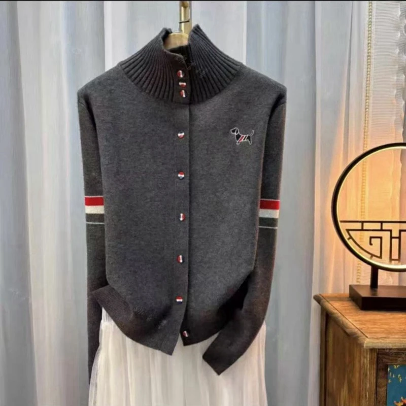 【V661tt狗】潮牌秋冬时尚减龄针织衫开衫毛衣外套